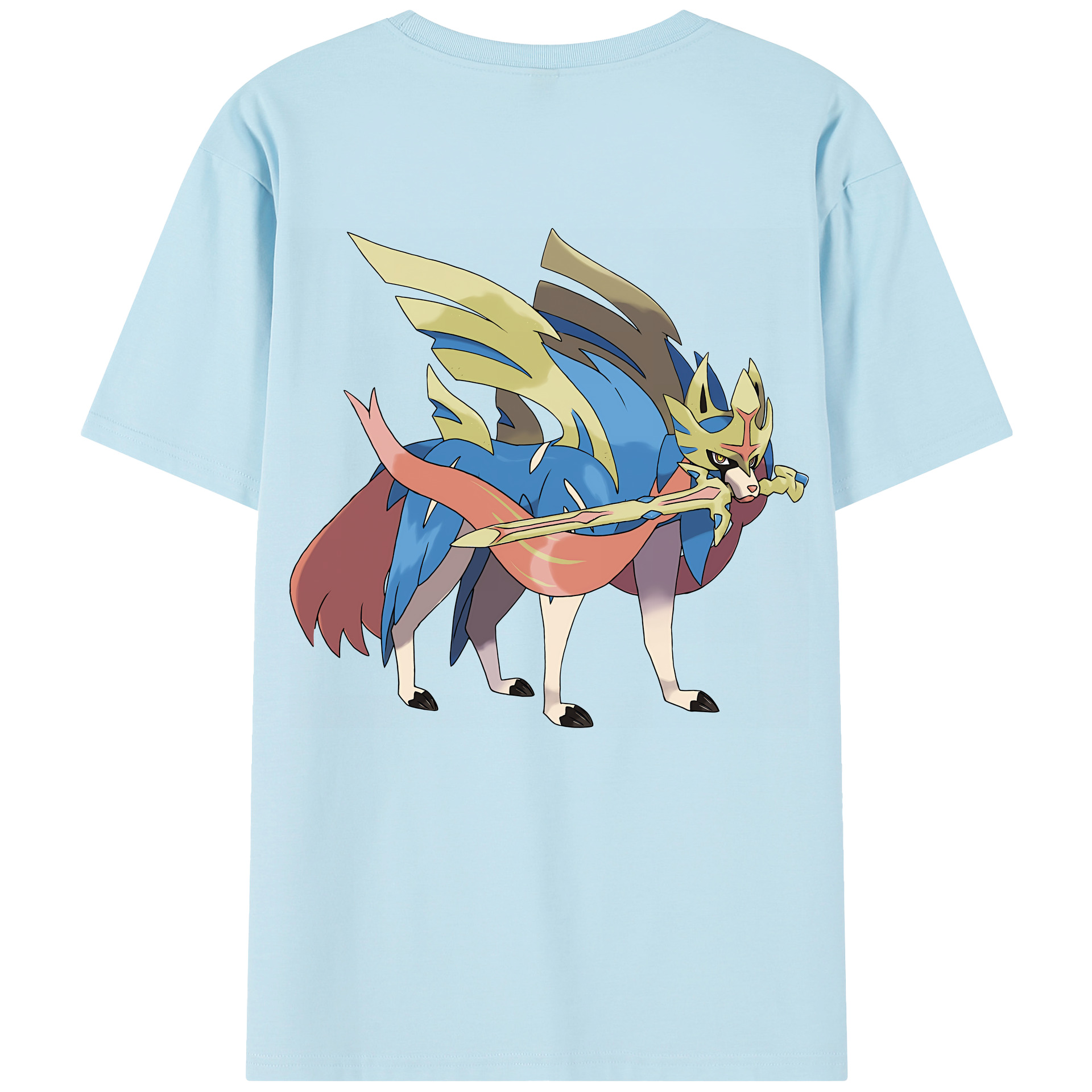 （画像用） ポケットモンスター Pokémon 綿100％半袖Tシャツ（背面プリント）